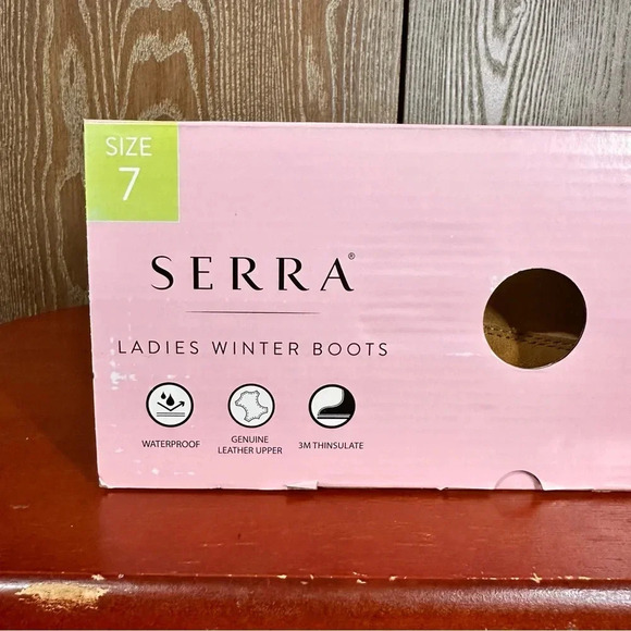 SERRA Ladies Winter Boots Tan Waterproof| Durable Shell & Outsole| 3M Thinsulate - Picture 9 of 9